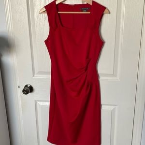 Midi Length Red Dress! Great for Brunettes!!
